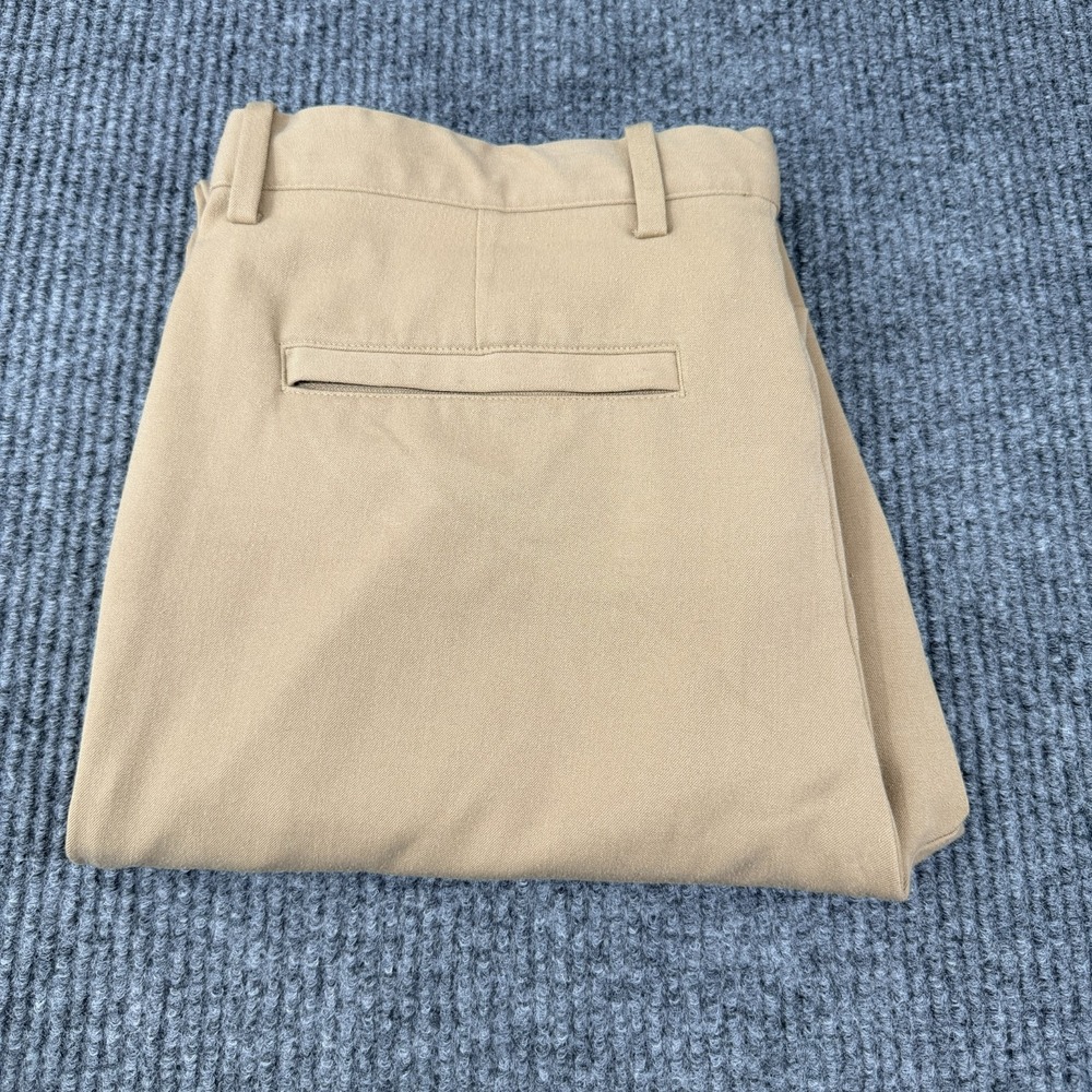 Quince Men Ultra-Stretch 24/7 Smart Khaki Chino Athletic Tapered Tan Pants 34X34